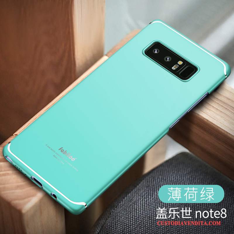 Custodia Samsung Galaxy Note 8 Protezione Difficile Monocromatico, Cover Samsung Galaxy Note 8 Verdetelefono