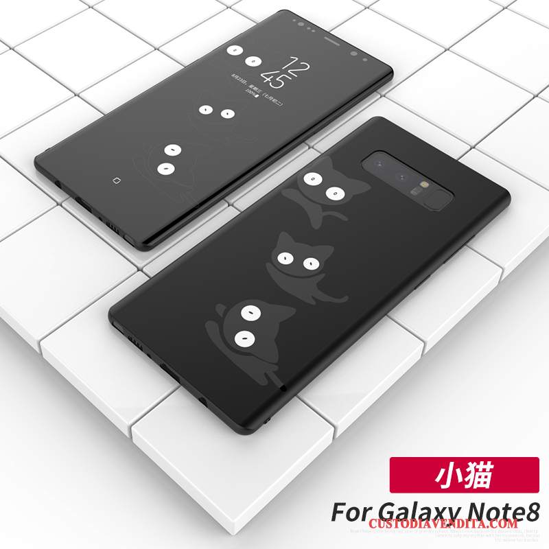 Custodia Samsung Galaxy Note 8 Silicone Grande Nero, Cover Samsung Galaxy Note 8 Creativo Nuovo Anti-caduta