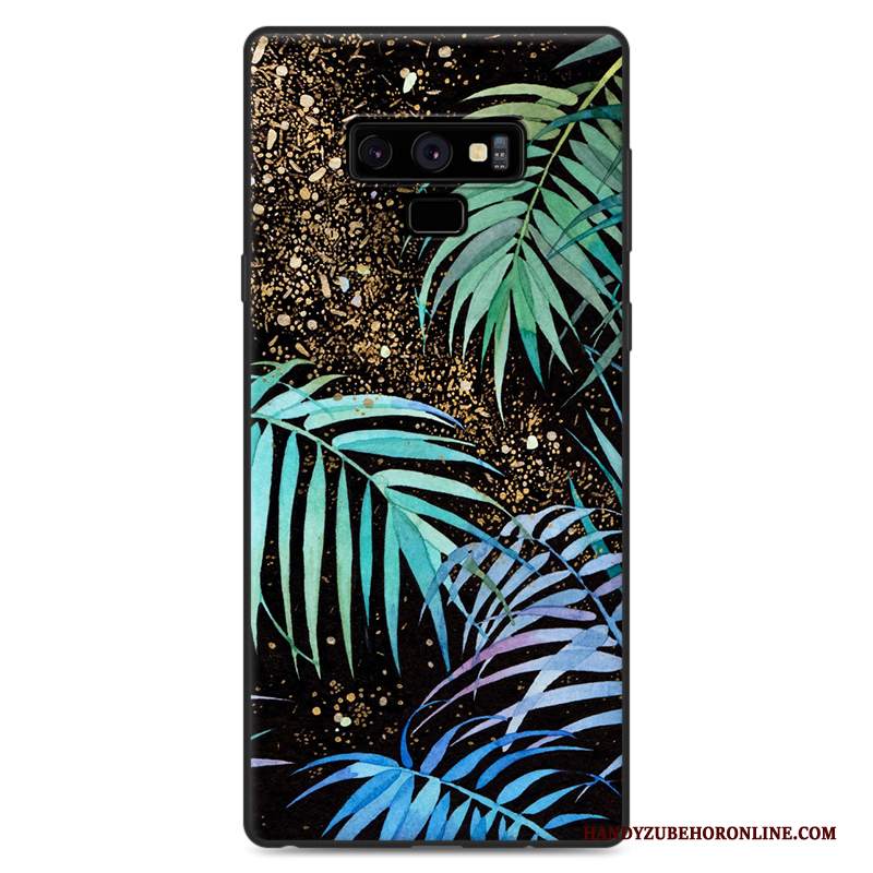 Custodia Samsung Galaxy Note 9 Creativo Nero Porpora, Cover Samsung Galaxy Note 9 Protezione Telefono Nuovo