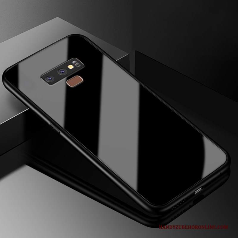 Custodia Samsung Galaxy Note 9 Silicone Di Personalità Tutto Incluso, Cover Samsung Galaxy Note 9 Moda Semplici Vetro