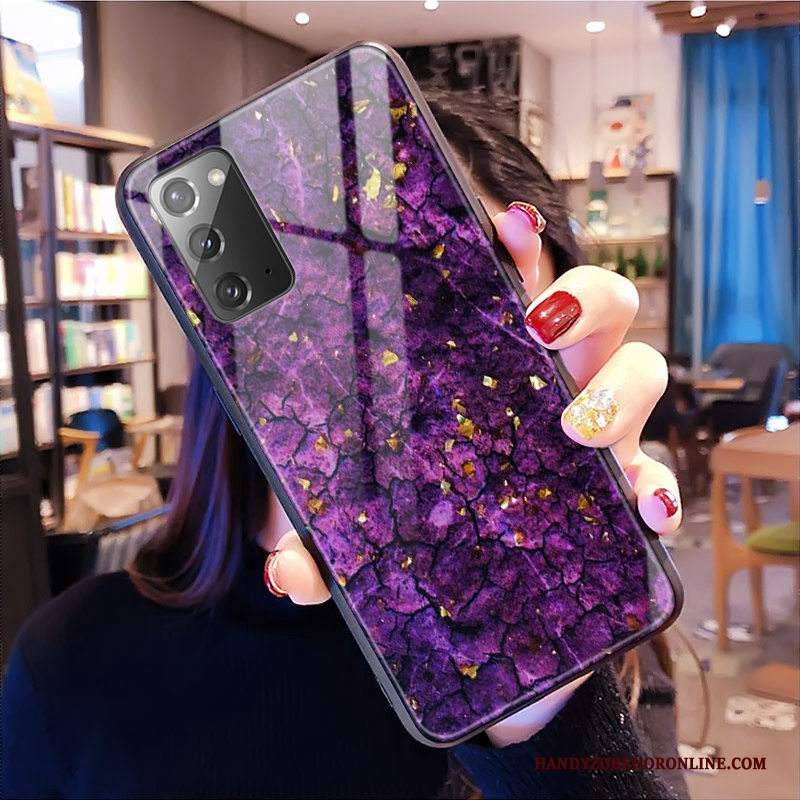 Custodia Samsung Galaxy Note20 Telefono Rosa, Cover Samsung Galaxy Note20 Vetro Leopardate