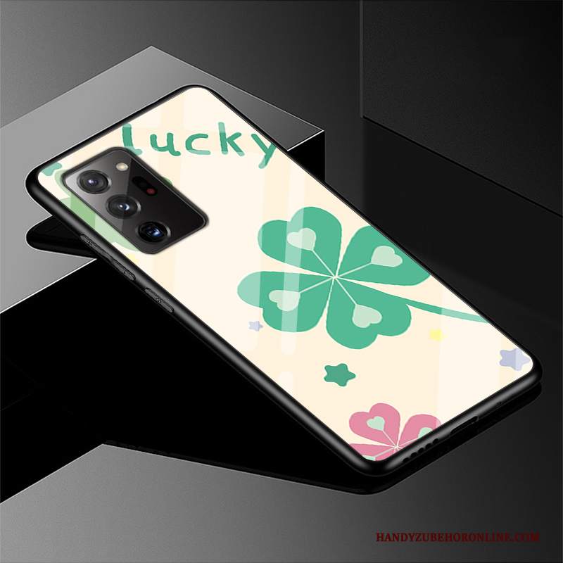 Custodia Samsung Galaxy Note20 Ultra Protezione Vetro Personalizza, Cover Samsung Galaxy Note20 Ultra Tutto Incluso Verde