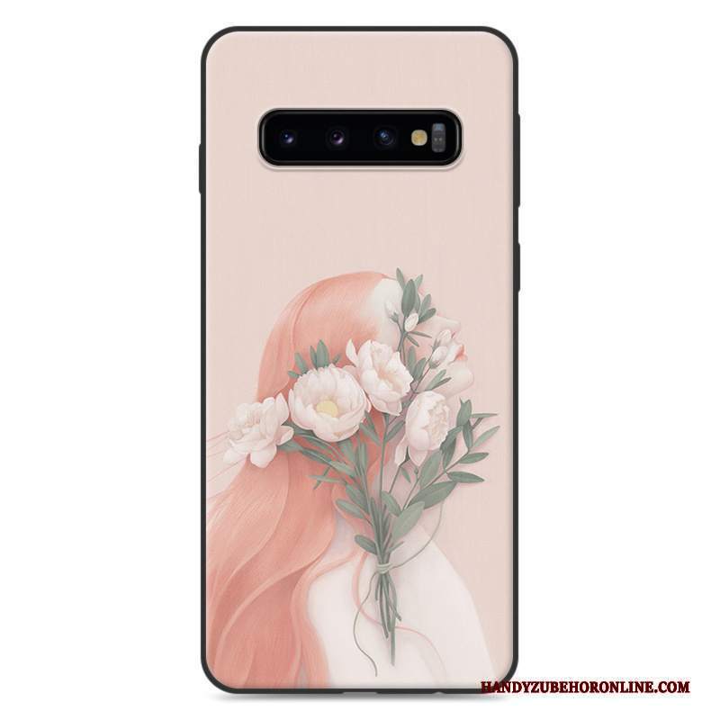 Custodia Samsung Galaxy S10 Fresco Piccola, Cover Samsung Galaxy S10 Arte Verde