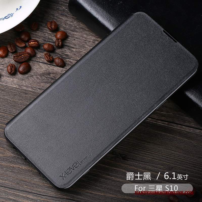 Custodia Samsung Galaxy S10 Protezione Di Personalità Sottile, Cover Samsung Galaxy S10 Folio Tutto Inclusotelefono