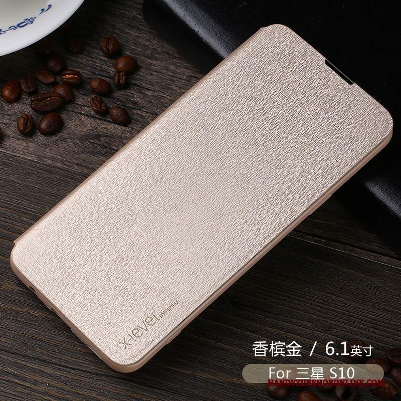 Custodia Samsung Galaxy S10 Protezione Di Personalità Sottile, Cover Samsung Galaxy S10 Folio Tutto Inclusotelefono