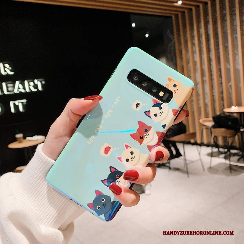 Custodia Samsung Galaxy S10 Silicone Morbido Anti-caduta, Cover Samsung Galaxy S10 Rosatelefono