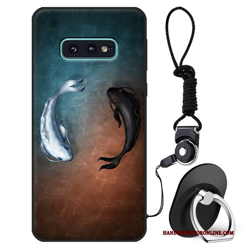 Custodia Samsung Galaxy S10e Protezione Tutto Incluso Marchio Di Tendenza, Cover Samsung Galaxy S10e Silicone Gioventù Anti-caduta
