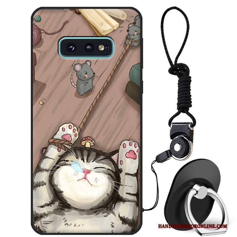 Custodia Samsung Galaxy S10e Protezione Tutto Incluso Marchio Di Tendenza, Cover Samsung Galaxy S10e Silicone Gioventù Anti-caduta