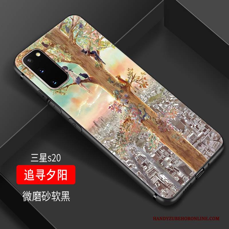 Custodia Samsung Galaxy S20 Creativo Morbido Di Personalità, Cover Samsung Galaxy S20 Protezione Bello Vento