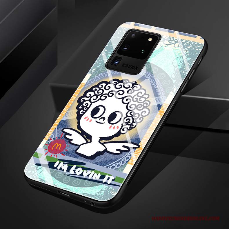 Custodia Samsung Galaxy S20 Ultra Colore Morbido Vento, Cover Samsung Galaxy S20 Ultra Silicone Vetro Di Personalità