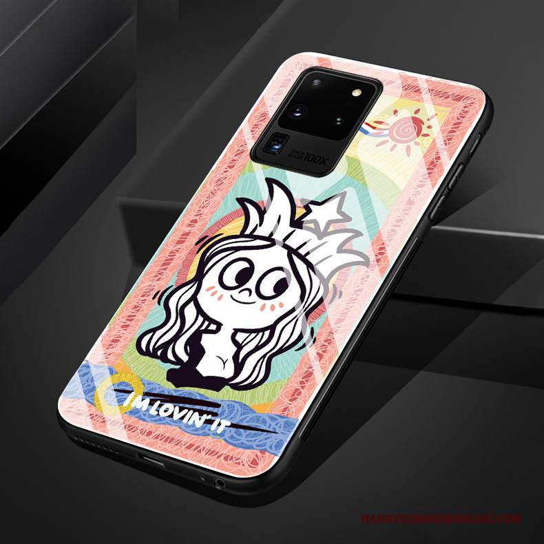 Custodia Samsung Galaxy S20 Ultra Colore Morbido Vento, Cover Samsung Galaxy S20 Ultra Silicone Vetro Di Personalità