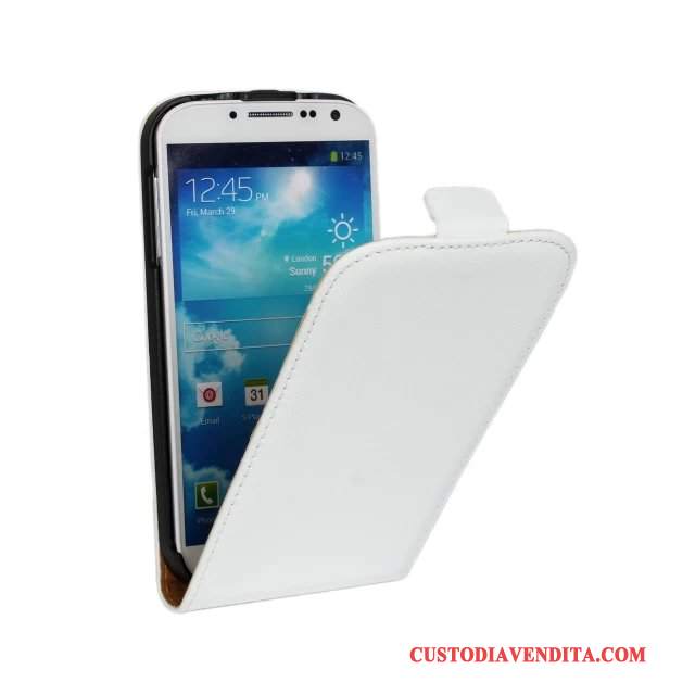 Custodia Samsung Galaxy S4 Pelle Telefono Blu Chiaro, Cover Samsung Galaxy S4 Protezione