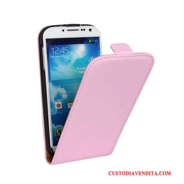 Custodia Samsung Galaxy S4 Pelle Telefono Blu Chiaro, Cover Samsung Galaxy S4 Protezione