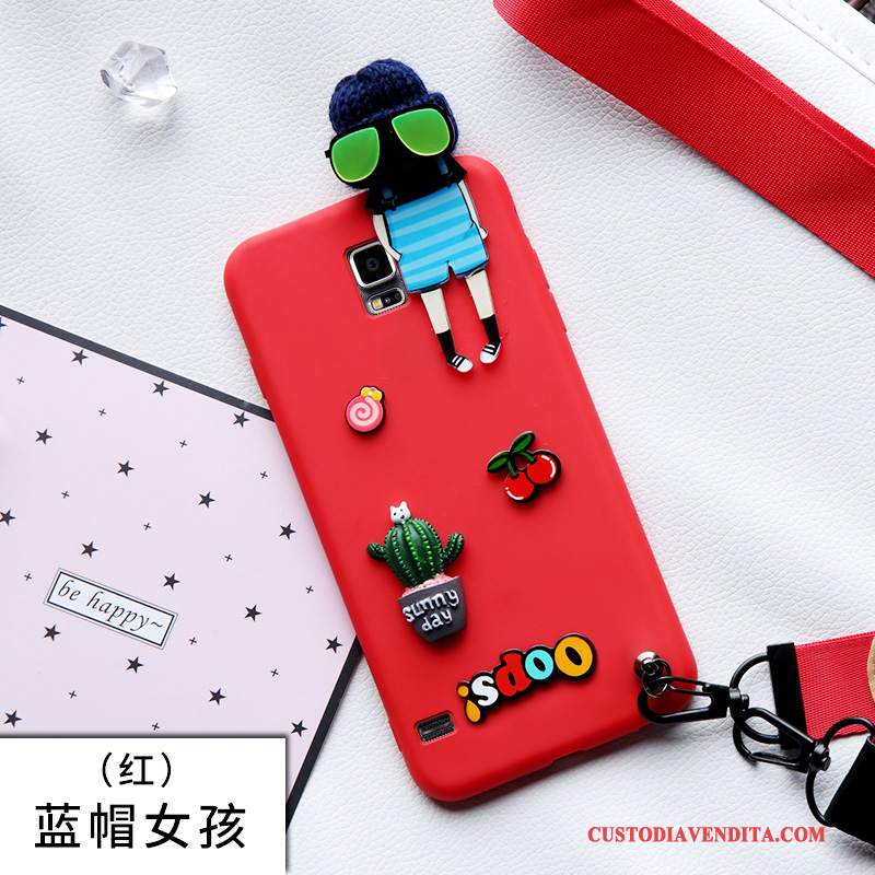 Custodia Samsung Galaxy S5 Cartone Animato Nero Anti-caduta, Cover Samsung Galaxy S5 Protezione Telefono Bello