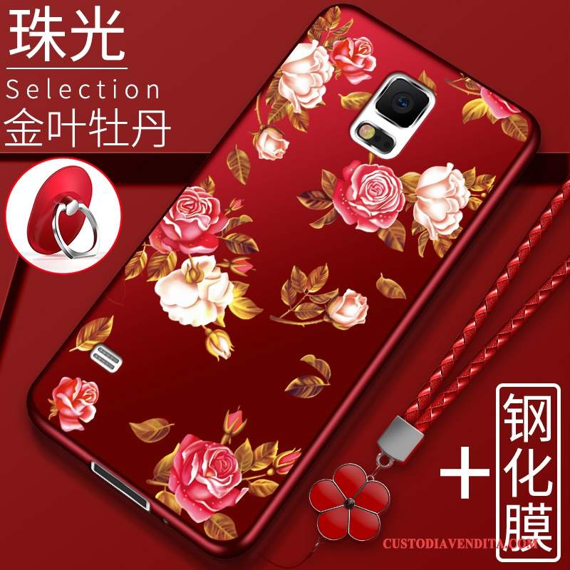Custodia Samsung Galaxy S5 Creativo Anti-caduta Rosso, Cover Samsung Galaxy S5 Silicone Tendenza Grande