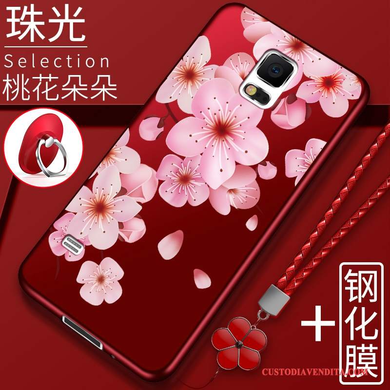 Custodia Samsung Galaxy S5 Creativo Anti-caduta Rosso, Cover Samsung Galaxy S5 Silicone Tendenza Grande