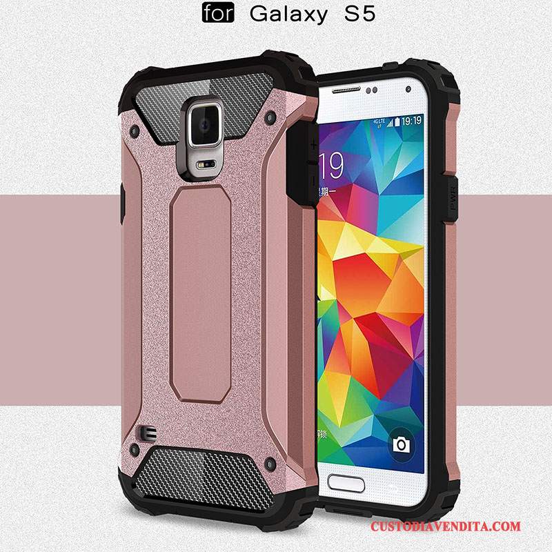Custodia Samsung Galaxy S5 Silicone Coperchio Posterioretelefono, Cover Samsung Galaxy S5 Protezione Anti-caduta Tutto Incluso