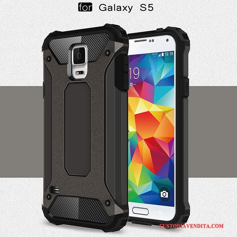 Custodia Samsung Galaxy S5 Silicone Coperchio Posterioretelefono, Cover Samsung Galaxy S5 Protezione Anti-caduta Tutto Incluso