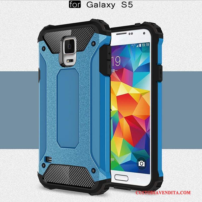 Custodia Samsung Galaxy S5 Silicone Coperchio Posterioretelefono, Cover Samsung Galaxy S5 Protezione Anti-caduta Tutto Incluso