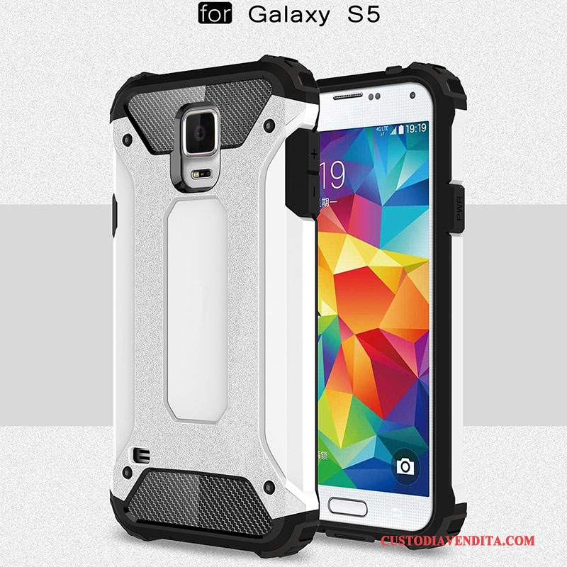 Custodia Samsung Galaxy S5 Silicone Coperchio Posterioretelefono, Cover Samsung Galaxy S5 Protezione Anti-caduta Tutto Incluso