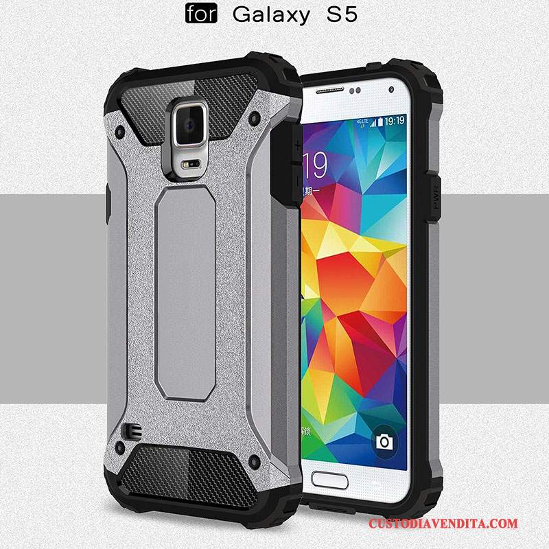 Custodia Samsung Galaxy S5 Silicone Coperchio Posterioretelefono, Cover Samsung Galaxy S5 Protezione Anti-caduta Tutto Incluso