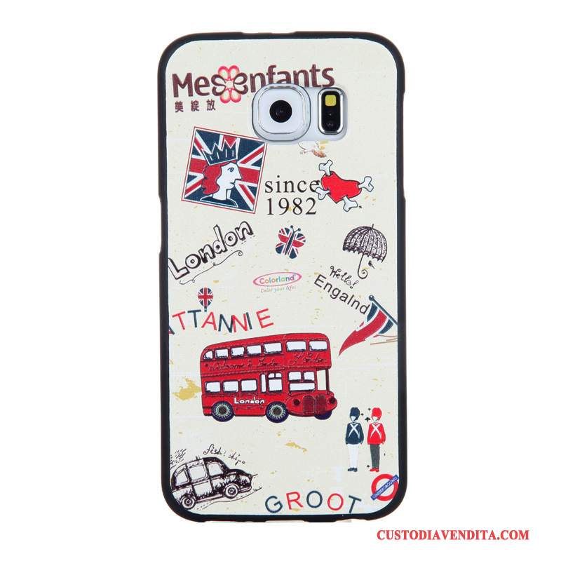 Custodia Samsung Galaxy S6 Cartone Animato Tempra Pellicola Protettiva, Cover Samsung Galaxy S6 Protezione Tendenzatelefono