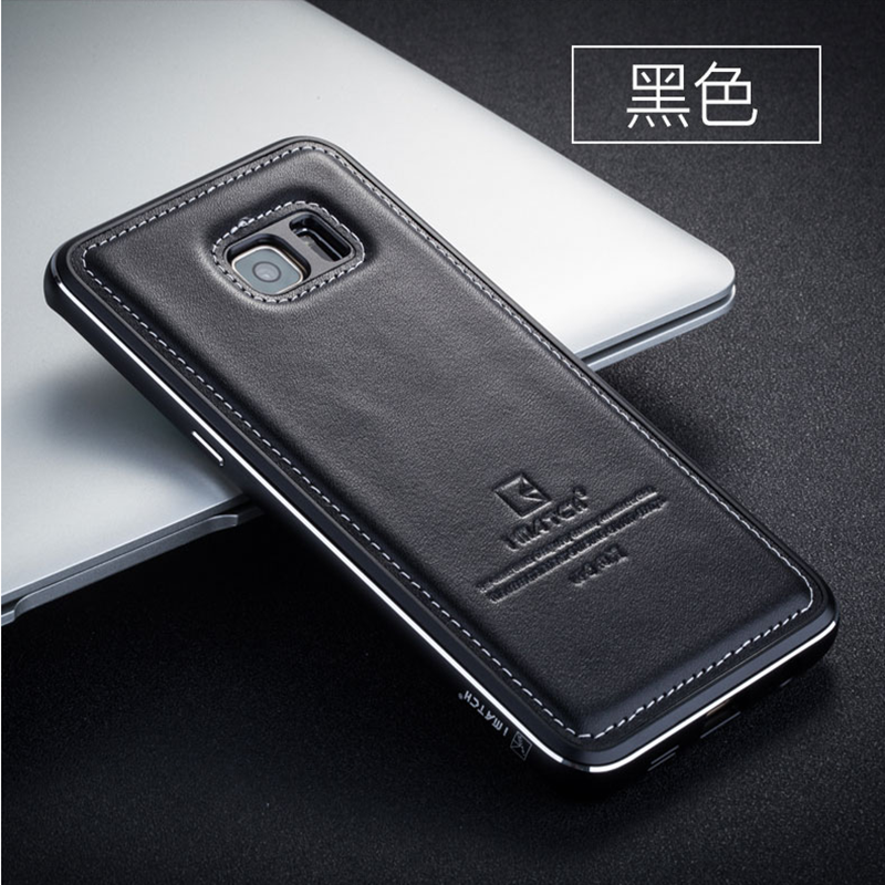Custodia Samsung Galaxy S6 Edge + Pelle Metallotelefono, Cover Samsung Galaxy S6 Edge + Protezione