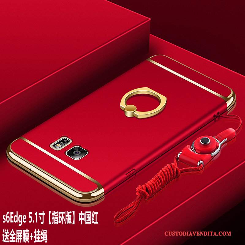 Custodia Samsung Galaxy S6 Edge Protezione Difficiletelefono, Cover Samsung Galaxy S6 Edge Rosa Anti-caduta