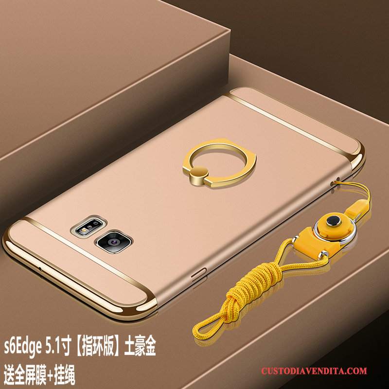 Custodia Samsung Galaxy S6 Edge Protezione Difficiletelefono, Cover Samsung Galaxy S6 Edge Rosa Anti-caduta