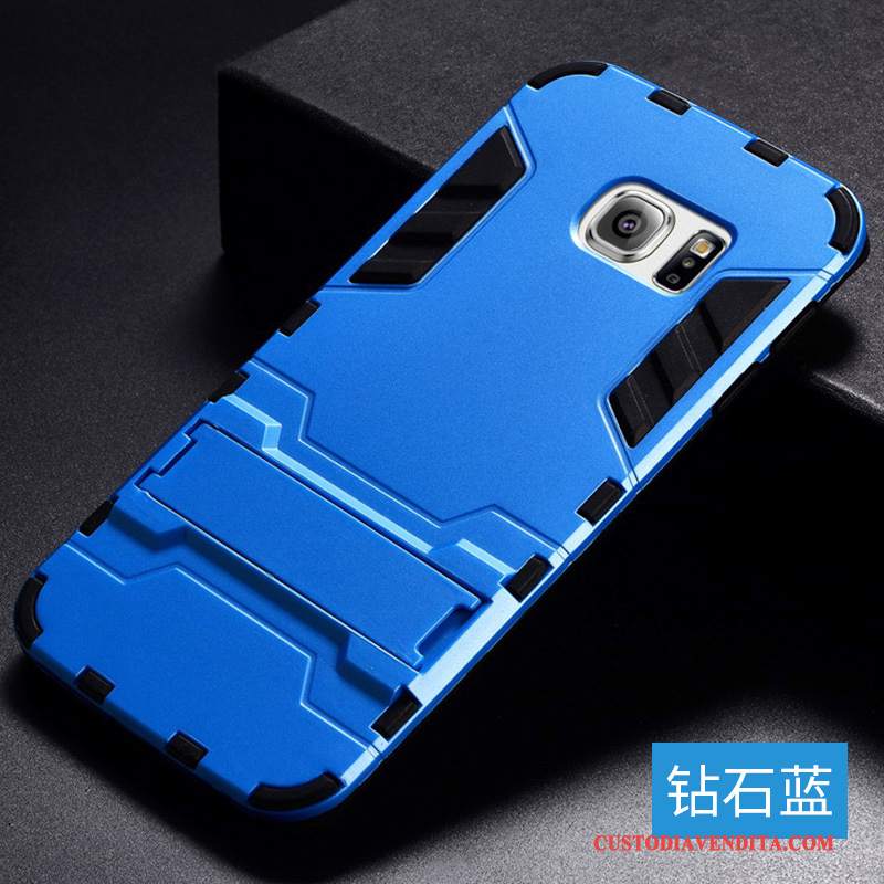Custodia Samsung Galaxy S6 Edge Tendenza Argento, Cover Samsung Galaxy S6 Edge Tutto Inclusotelefono