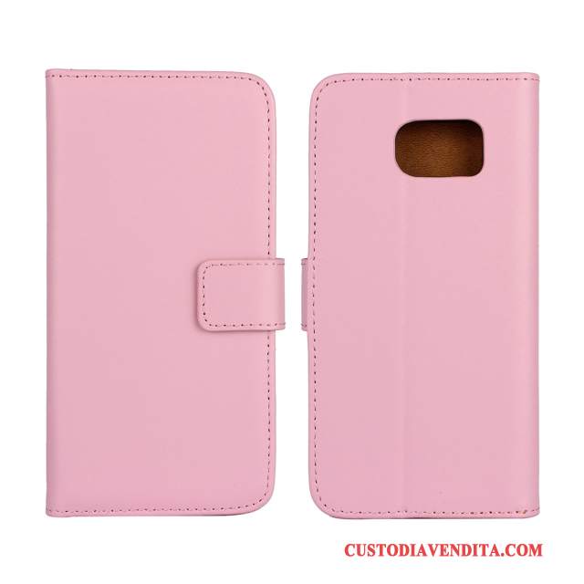 Custodia Samsung Galaxy S6 Pelle Verdetelefono, Cover Samsung Galaxy S6