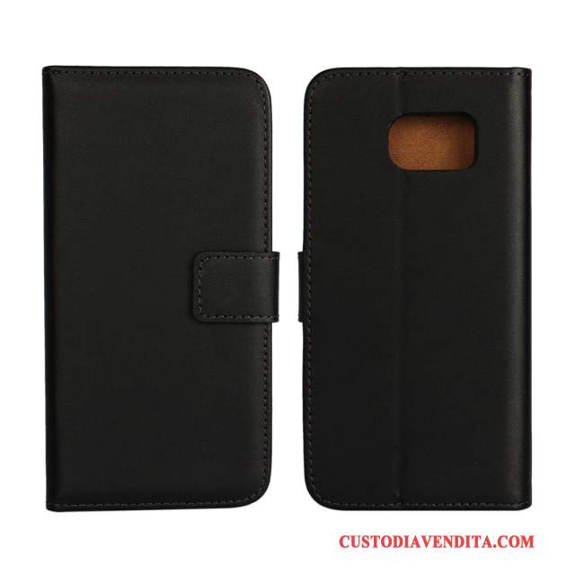 Custodia Samsung Galaxy S6 Pelle Verdetelefono, Cover Samsung Galaxy S6