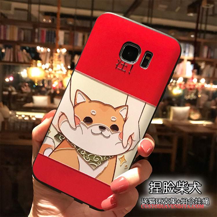Custodia Samsung Galaxy S7 Cartone Animato Tutto Incluso Tendenza, Cover Samsung Galaxy S7 Silicone Telefono Bello