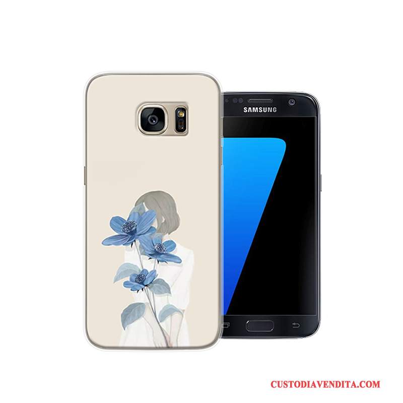 Custodia Samsung Galaxy S7 Creativo Anti-caduta Rosa, Cover Samsung Galaxy S7 Protezione Telefono Di Personalità