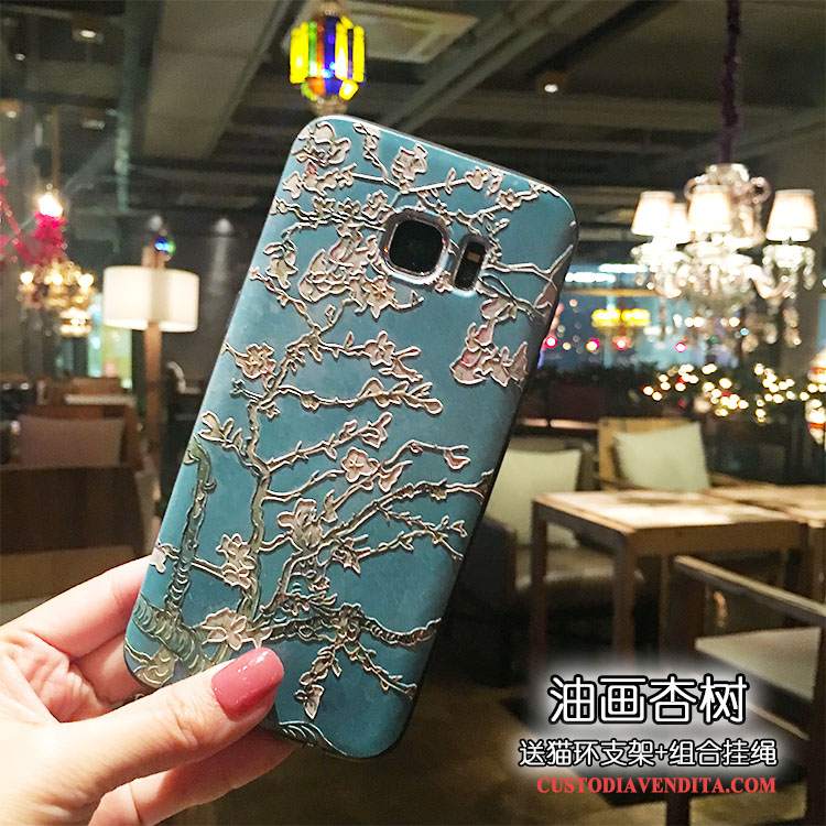 Custodia Samsung Galaxy S7 Edge Colore Tutto Incluso Supporto, Cover Samsung Galaxy S7 Edge Protezione Ornamenti Appesi Ring