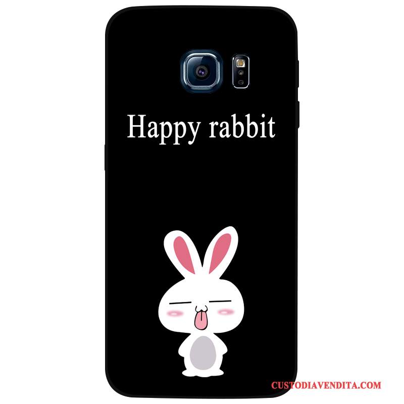 Custodia Samsung Galaxy S7 Edge Creativo Tendenza Anti-caduta, Cover Samsung Galaxy S7 Edge Cartone Animato Nerotelefono
