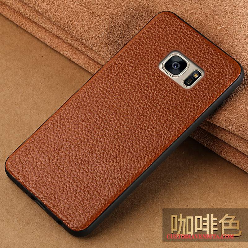 Custodia Samsung Galaxy S7 Edge Pelle Di Personalità Tendenza, Cover Samsung Galaxy S7 Edge Creativo Anti-caduta Elegante