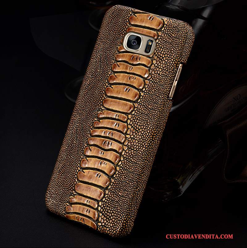 Custodia Samsung Galaxy S7 Edge Pelle Personalizza Coperchio Posteriore, Cover Samsung Galaxy S7 Edge Protezione Difficiletelefono