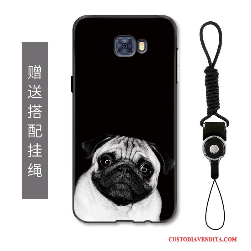 Custodia Samsung Galaxy S7 Edge Protezione Anti-caduta Ornamenti Appesi, Cover Samsung Galaxy S7 Edge Telefono Cane