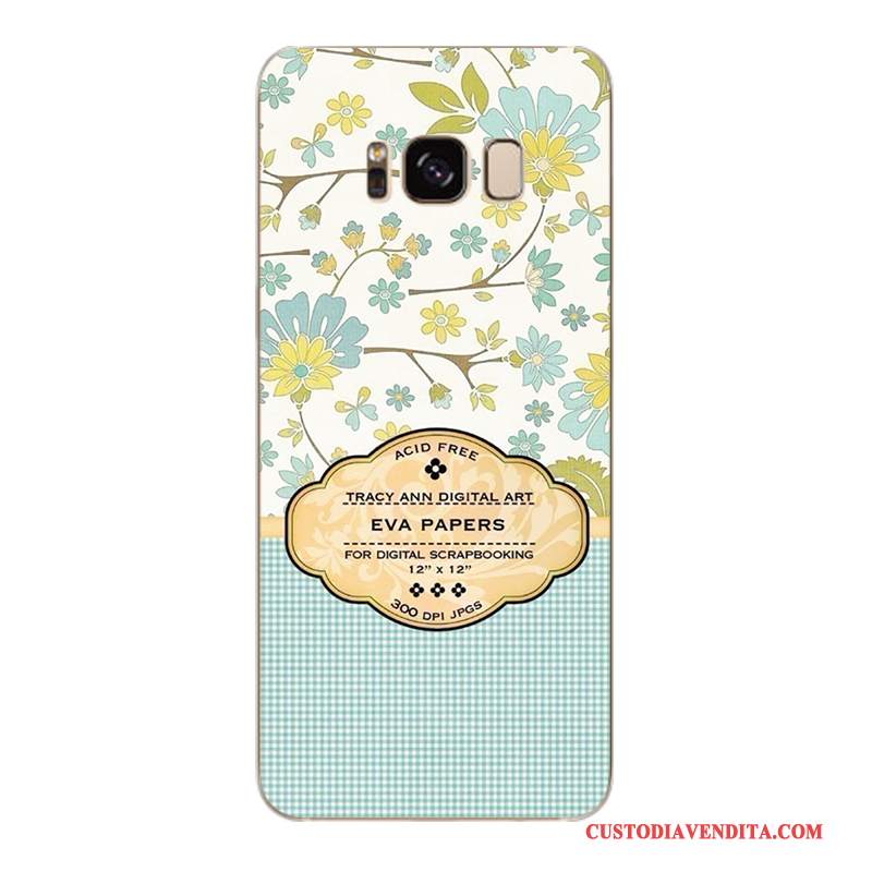 Custodia Samsung Galaxy S7 Edge Protezione Morbido Fiori, Cover Samsung Galaxy S7 Edge Marchio Di Tendenza Giallo