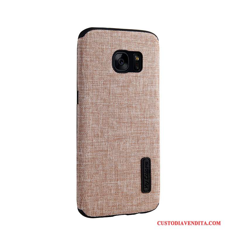 Custodia Samsung Galaxy S7 Edge Protezione Pannotelefono, Cover Samsung Galaxy S7 Edge Morbido Verde