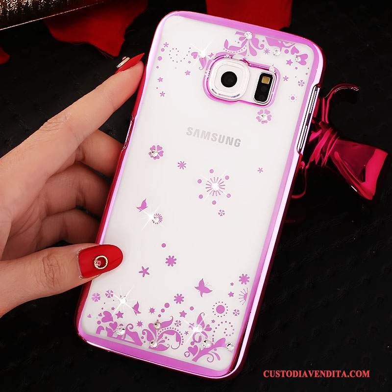 Custodia Samsung Galaxy S7 Edge Protezione Trasparentetelefono, Cover Samsung Galaxy S7 Edge Oro Cristallo