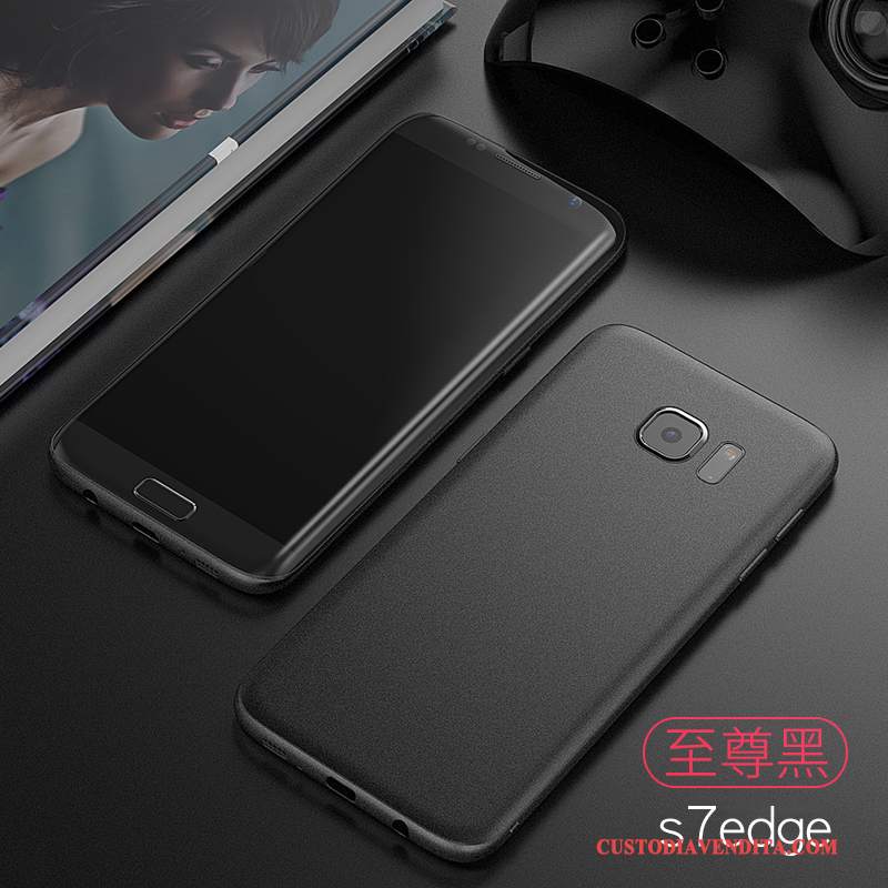 Custodia Samsung Galaxy S7 Edge Silicone Macchiati Anti-caduta, Cover Samsung Galaxy S7 Edge Telefono Sottile