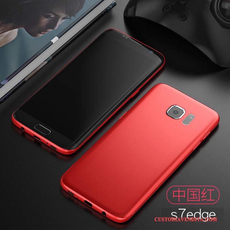 Custodia Samsung Galaxy S7 Edge Silicone Macchiati Anti-caduta, Cover Samsung Galaxy S7 Edge Telefono Sottile