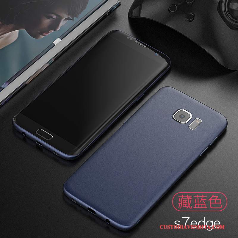 Custodia Samsung Galaxy S7 Edge Silicone Macchiati Anti-caduta, Cover Samsung Galaxy S7 Edge Telefono Sottile