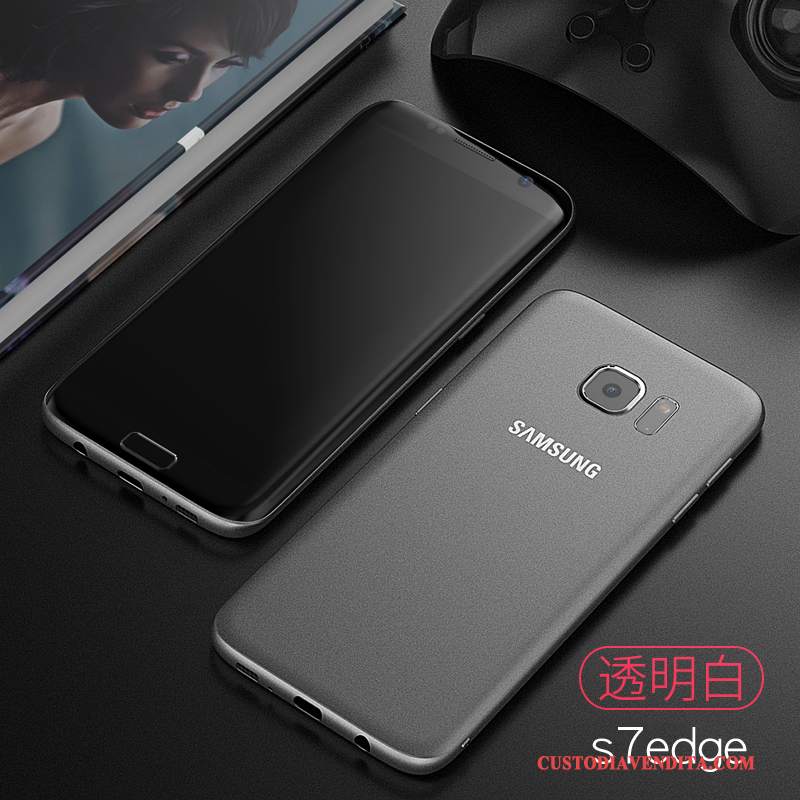 Custodia Samsung Galaxy S7 Edge Silicone Macchiati Anti-caduta, Cover Samsung Galaxy S7 Edge Telefono Sottile