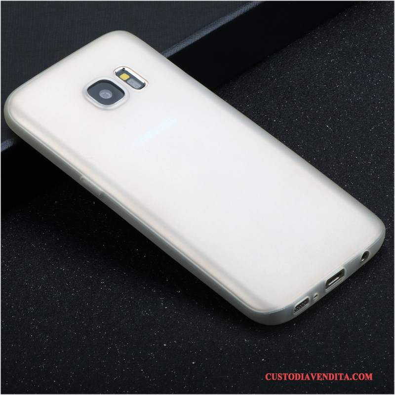 Custodia Samsung Galaxy S7 Edge Silicone Rosa Anti-caduta, Cover Samsung Galaxy S7 Edge Protezione Di Personalità Morbido