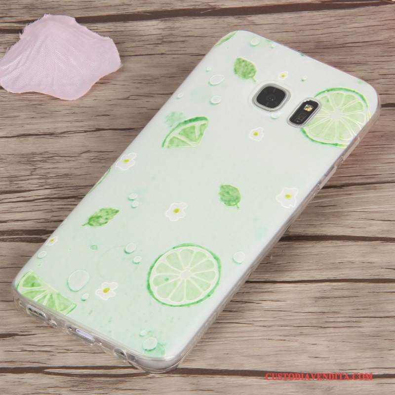 Custodia Samsung Galaxy S7 Protezione Morbido Anti-caduta, Cover Samsung Galaxy S7 Cartone Animato Telefono Porpora