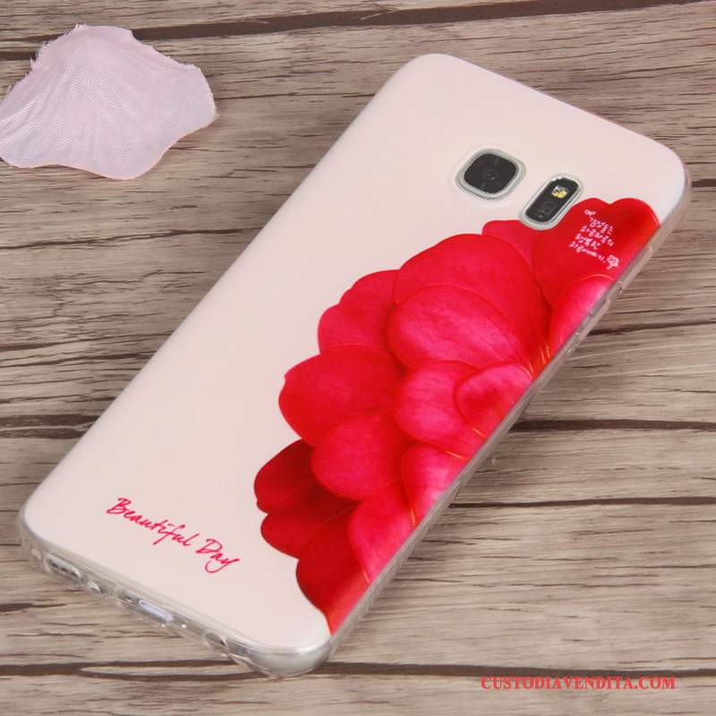 Custodia Samsung Galaxy S7 Protezione Morbido Anti-caduta, Cover Samsung Galaxy S7 Cartone Animato Telefono Porpora