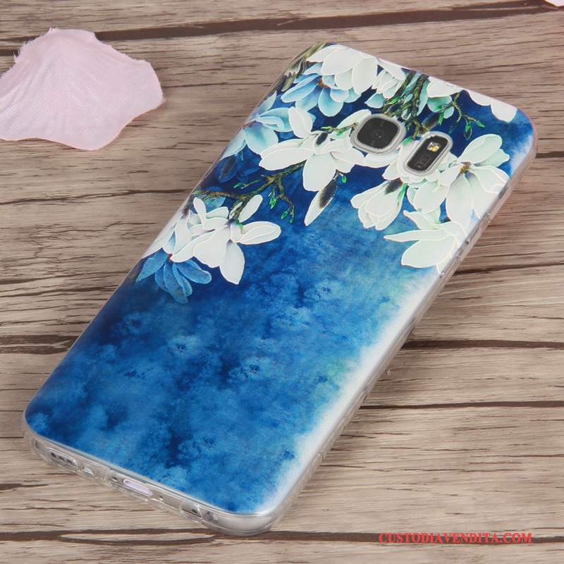 Custodia Samsung Galaxy S7 Protezione Morbido Anti-caduta, Cover Samsung Galaxy S7 Cartone Animato Telefono Porpora